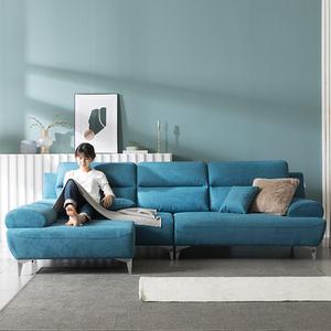 보루네오 엘리브 앤더슨 패브릭 4인용소파+오토만 스툴 sa011