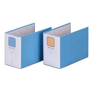 문화) 파이프바인더 A5 폭10cm x 공간격7cm 가로형 군자 청색 문화 자재