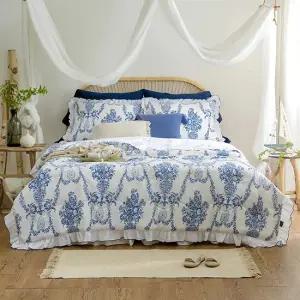 [Q]순면시어서커 타히티 이불+베개커버세트