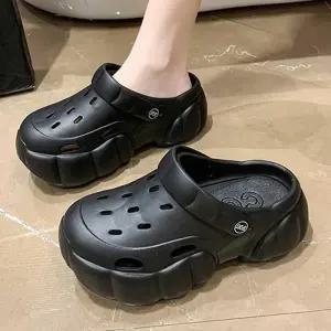 ONM 여성 통굽 샌들 슬리퍼 키높이 방수샌들 여름 물놀이