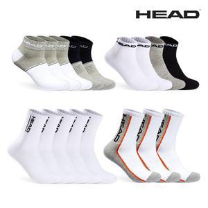 [헤드][HEAD] 남성 여성 발목 중목 장목 스포츠양말 3팩 4팩 5팩 균일가