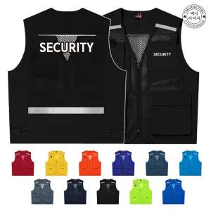 TCU-235 망사단체조끼 SECURITY조끼 (인쇄무료변경)