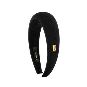LALA J 스웨이드 헤어밴드 - 딥 블랙 (JALJHB2BF834FA000)