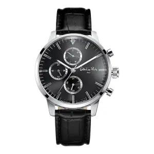 [발렌티노루디]발렌티노루디 VR6567A-BKBK  천연다이아몬드 남자 가죽 손목시계