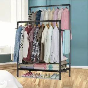 [하프클럽/]더블 옷걸이 행거 드레스룸 철제 스탠드 2단 옷장