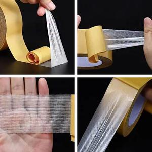 매쉬 테이프 초강력 양면 메쉬 망사 투명 실리콘 흔적없는 질긴 잔사방지 자국 끈끈이 박스 택배 포장 액자걸이 소품 고정
