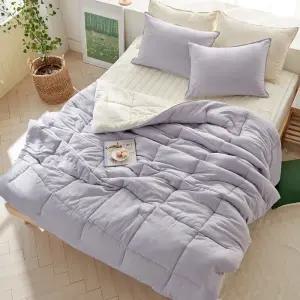 [SS]마카롱 세미마이크로 워싱 사계절 차렵이불 패드 세트