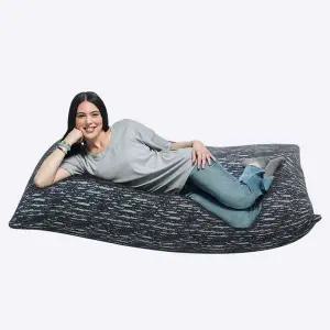 [요기보]럭스 슬림 프리미엄 1인용 리클라이너 빈백 소파 FUBPM121L