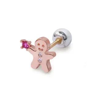 14k 골드 진저 피어싱 CEA0071