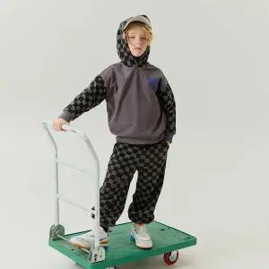 [보리보리/올리반]올리체크후드상하복(2color)