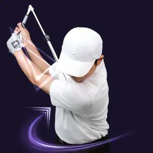 [퍼플그린]골프 스윙 연습기 연습채 연습 도구 용품 그립 교정 아이언 드라이버 바디스윙 메이커