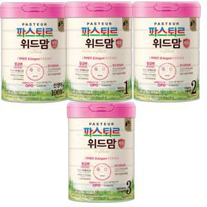 파스퇴르 위드맘 제왕분유 100일/1/2/3단계 750g(3캔)