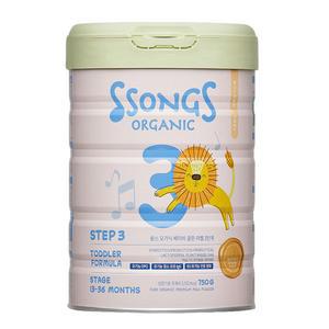 유기농분유 쏭스오가닉 베이비 3단계 750g(1캔)