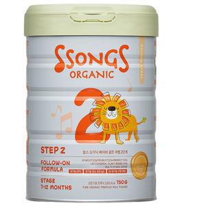 유기농분유 쏭스오가닉 베이비 2단계 750g(1캔)
