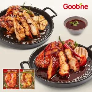 [G]굽네 통닭다리순살 매콤갈비5팩+마늘갈비4팩