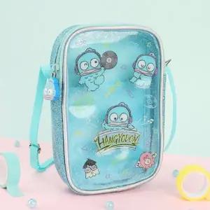 산리오 한교동글로시투명핸드폰가방 아동 초등 가방 어린이 스마트폰 여아 보조 학생 키즈 유아
