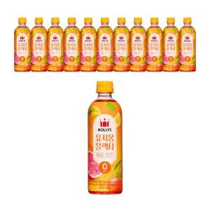 할리스 유자몽 블랙티 제로, 500ml, 6입, 2개