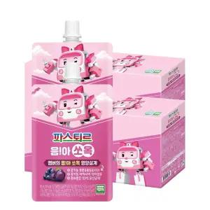 로보카폴리 응!아쏘옥 엠버 주스 80ml 20포[12개월부터] 아이 간식 파스퇴르 어린이집 유치원 건강주스 아