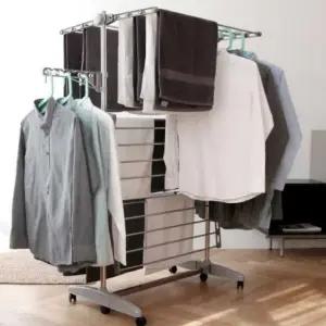 의류 건조대 수건 빨래 접이식 실내 쇼핑몰 이불 폴딩 (WFHCJRP)