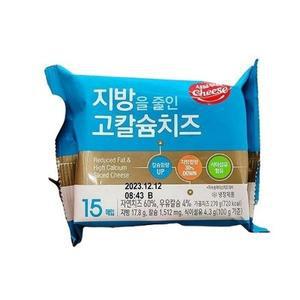 [기타]서울우유 지방을 줄인 고칼슘 치즈 18g x 15매 x 1개 e87235