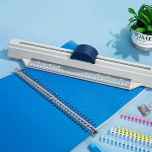 슬라이드 타공기 b5 셀프제본 제본 푸시 26공 구멍 바인딩 스탠다드 칼 셀프
