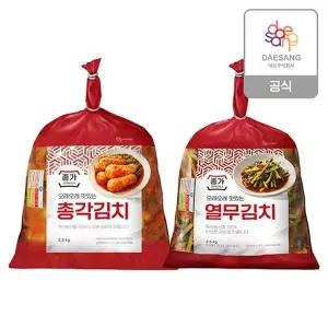 [종가] 총각김치2.3kg+열무김치2.5kg