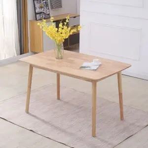 사각 원목 테이블 심플한 120cm (WFHJLR4)