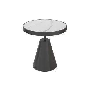 테이블 사이드 A 화이트A블랙 대리석 (WFHJLXM)