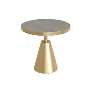 A 사이드 그레이골드 대리석 테이블 (WFHJLU9)