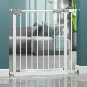 화이트 안전문 83cm+7cm 연장패널 세트 반려동물 (WFHJJ34)