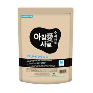 아침애사료 오리 연어 감자 3kg 가수분해 강아지 수제사료