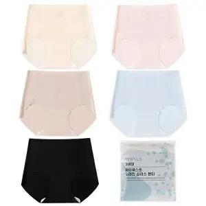 [포이]예스플러스 3세대 하이웨스트 노라인 심리스 팬티 5매