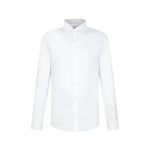 [듀퐁] 스트레치 배색 936 컴포터블 셔츠 화이트 SE4SM22LS936SWH