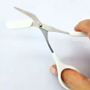 1p 화이트 미니 관리 눈썹정리 가위 눈썹가위 눈썹칼 (WFGT9BP)