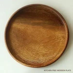 키친프리 아카시아 원형소반 1호 원목소반 (WFGT8DF)