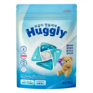 [40개] 허글리 국내생산 5in1 캡슐세제 미스틱퍼퓸