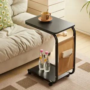 테이블 사이드 침대 쇼파 이동식 미니 보조 간이 2단