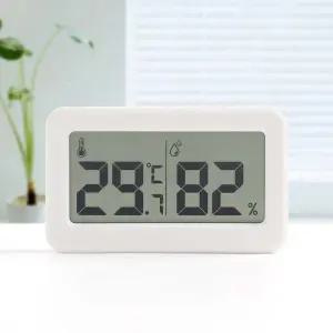 디지털 실내온도계 미니 화이트 온습도계