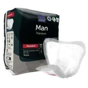 아베나 성인용기저귀 남성용 라이트 패드 포뮬러제로(14매) 1팩 요실금패드