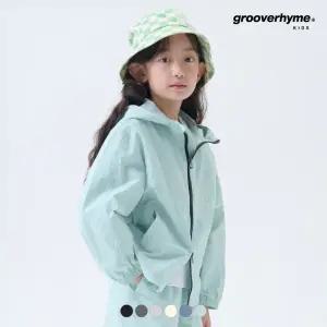 [그루브라임키즈]유니) N100 나일론타슬란 후드 바람막이 점퍼 (LIARCUV781P)