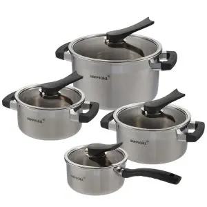 해피콜 통3중 인덕션 냄비 4P SET