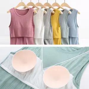[보리보리/보리맘]여름 수유나시 모달 수유브라탑 민소매 수유탑브라 TA706