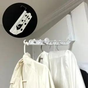 문걸이 화이트 문걸이빨래건조대 빨래건조대 접이식 문걸이빨래건조대 빨랫대