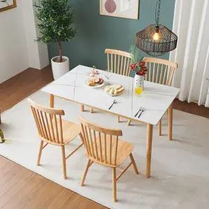 몬스 통세라믹 원목 4인 식탁 세트_의자형 KEF044C (착불)