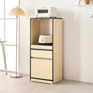 집무드 알페도 홈카페 주방 전자렌지 선반 렌지대 밥솥 수납장 500