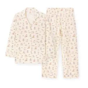 [오르시떼](센텀시티점)여성 G035 해피윈터루이 긴소매 파자마 세트