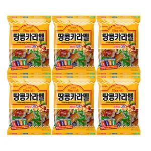 크라운제과 땅콩카라멜 324g 6개