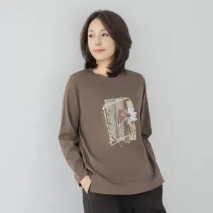 엄마옷 마담4060 데일리블라썸티셔츠 중년여성 베이직한 데일리 -ZTE2509065-