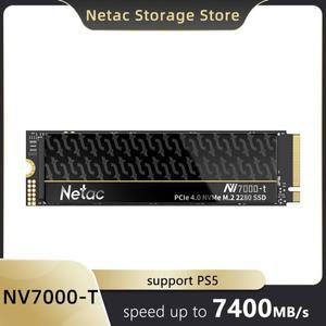 Netac 7400 메가바이트/초 SSD NVMe 4TB 512GB ssd M.2 2280 PCIE4.0x4 PS5 노트북 데스크탑 NV7000-T 용