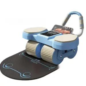 뱃살빼는운동기구 허리운동 복근 허리협착증운동기구 마사지기 자동 리바운드 사륜 복근운동기